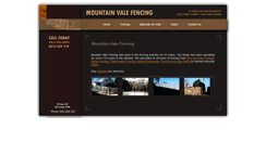 Desktop Screenshot of mountainvalefencing.com.au